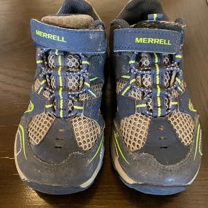 - Merrell toddler hiking boots size 10m